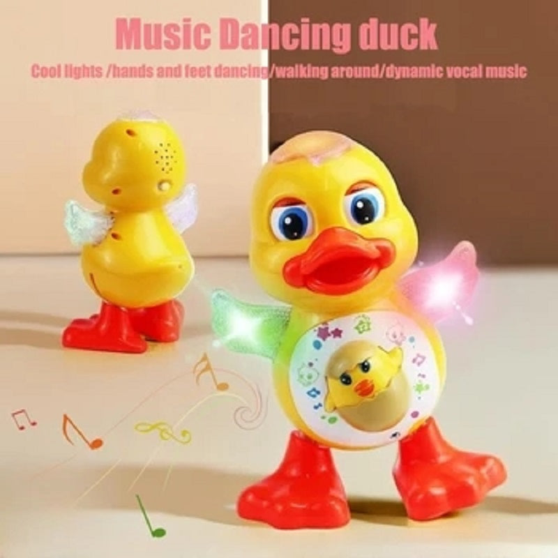 Dancing Duck Musical Toys Children Dancing Duck Toy Cartoon Musical Electric Dancing Duck Toy for Infants Babies Kids Gifts