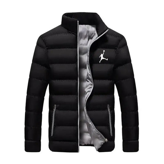 2024 casual top Winter Men's Padded Jacket Middle-aged And Young Large Size Light Thin Short Warm Coat